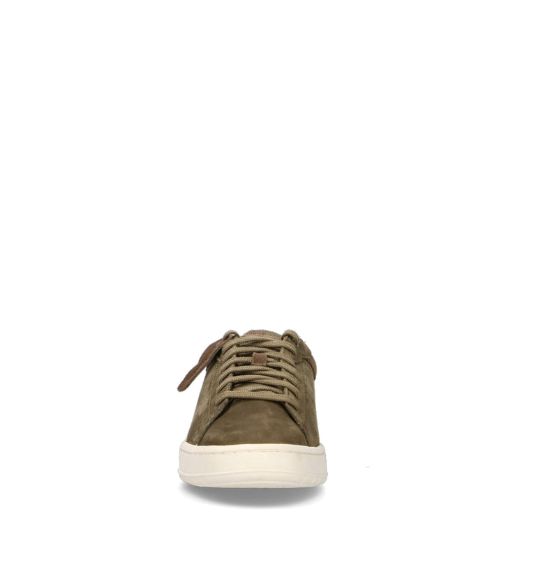 CLARKS CORE COURTLITE2 RUN Sneaker uomo oliva in nabuk