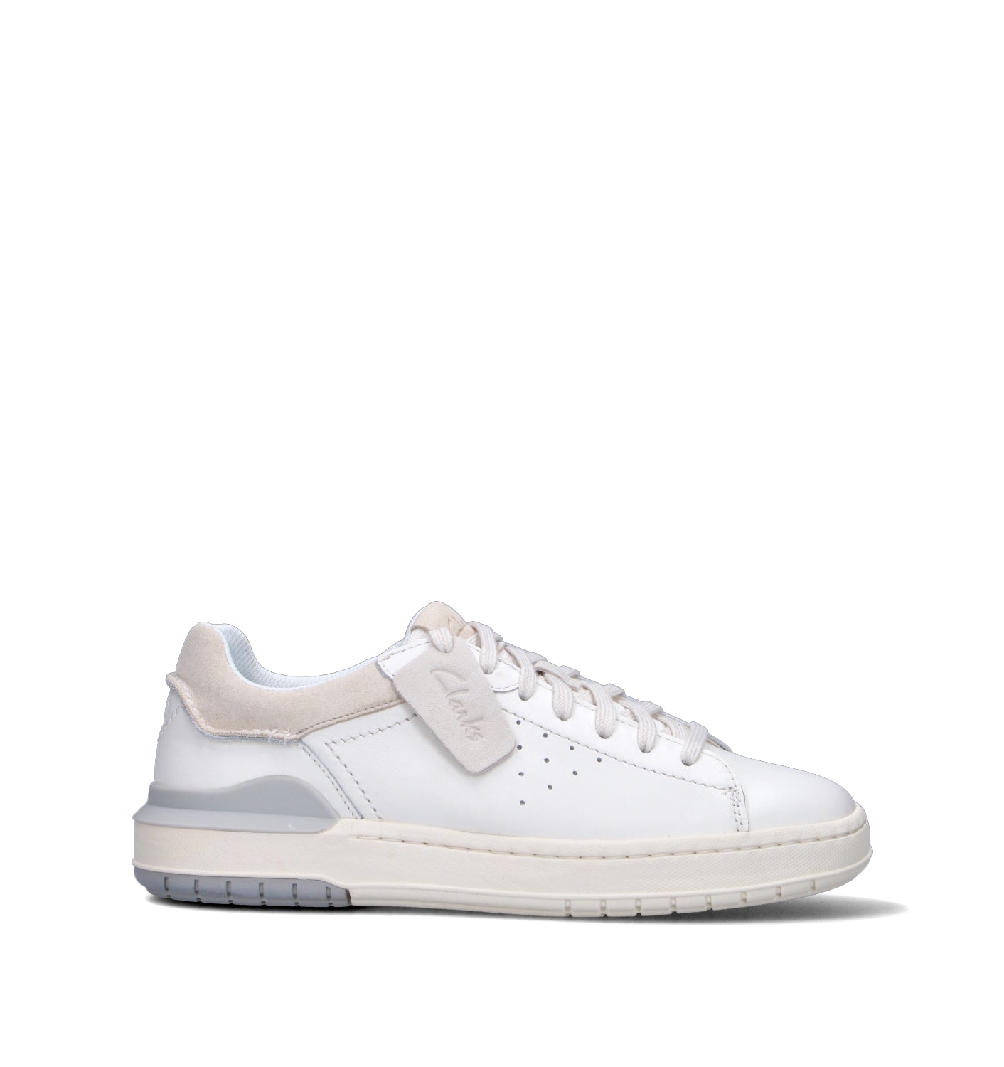 CLARKS CORE COURTLITE 2 RUN Sneaker uomo bianca