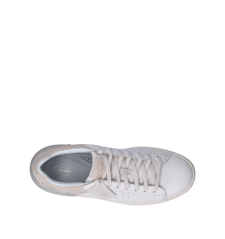 CLARKS CORE COURTLITE 2 RUN Sneaker uomo bianca