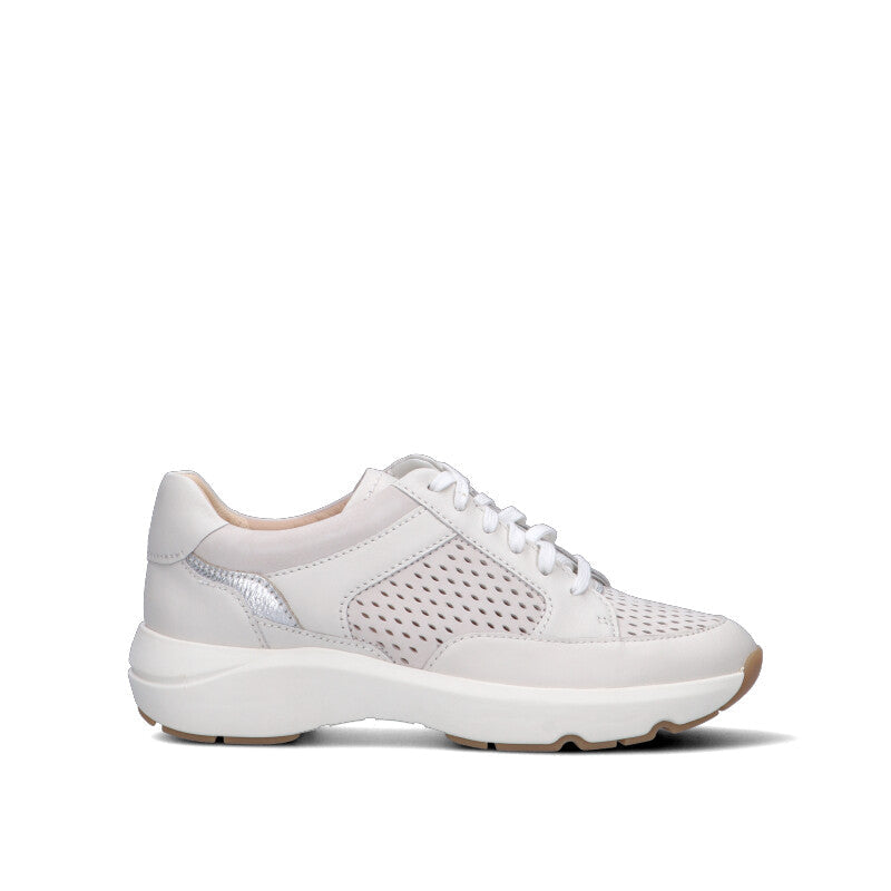 CLARKS CORE Sneaker donna bianca in pelle
