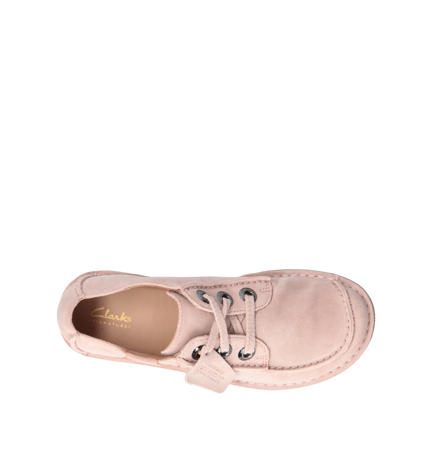 CLARKS CORE FUNNY DREAM Stringata donna rosa in suede