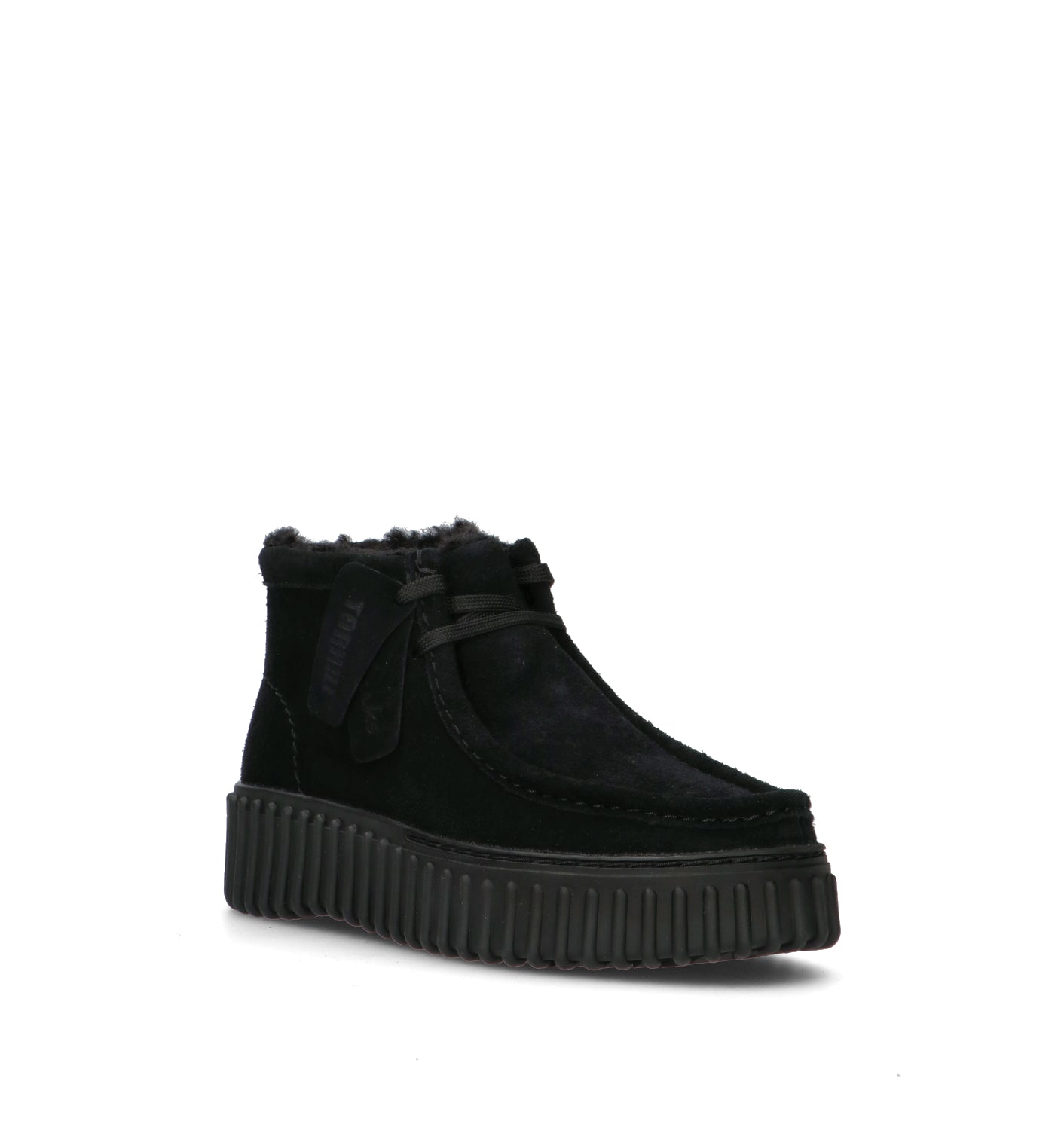 CLARKS CORE TORHILL MOSS Polacco donna nero in suede
