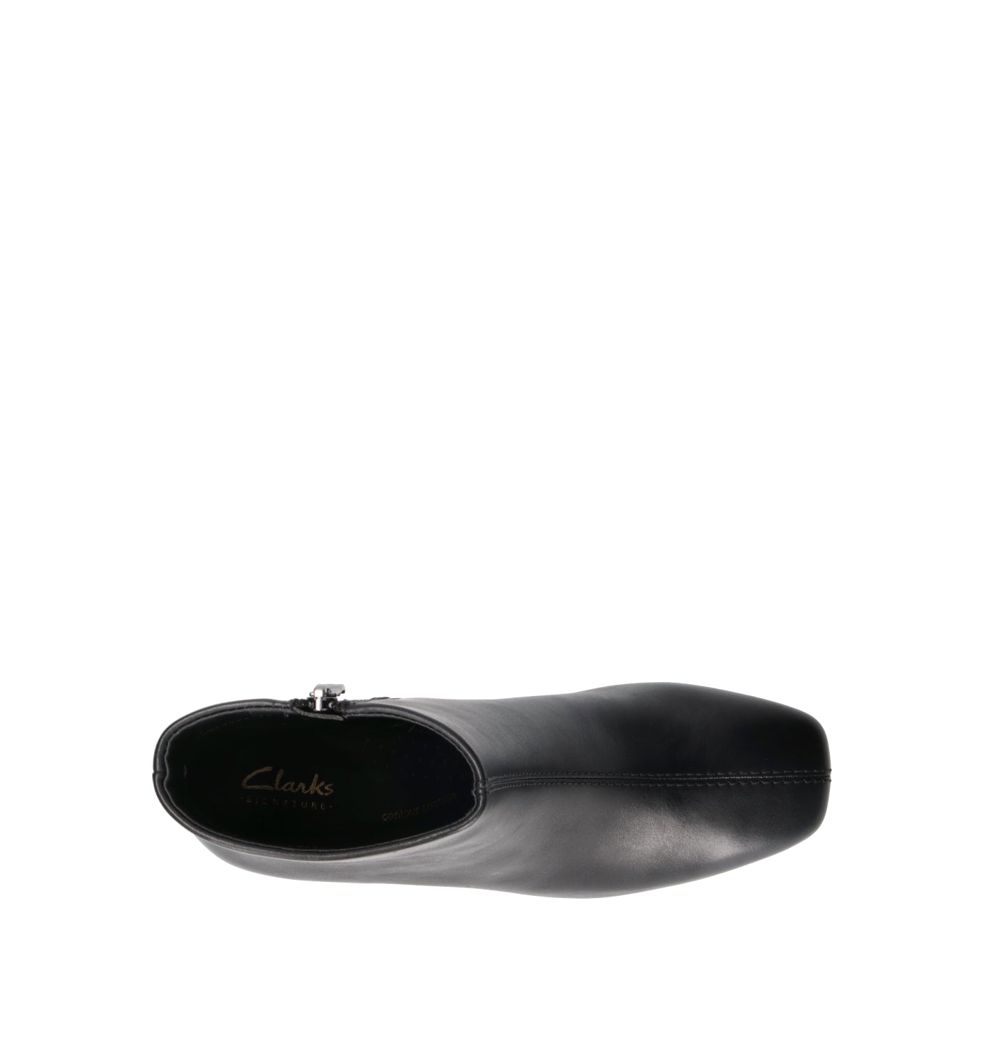 CLARKS CORE FERNIER ZIP Tronchetto donna nero in pelle