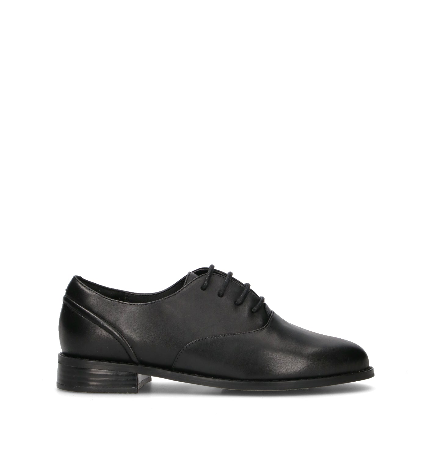 CLARKS CORE HANA WALK Stringata donna nera in pelle