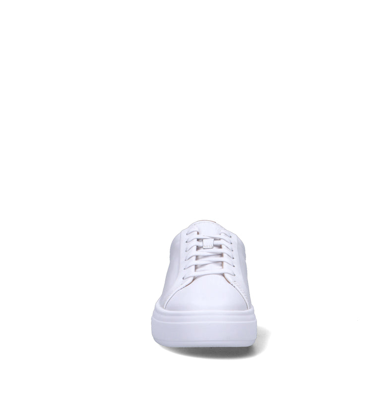 CLARKS CORE HOLLYHOCK WALK Sneaker donna bianca in pelle