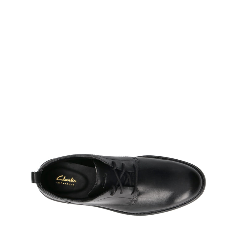 CLARKS CORE Polacco uomo nero in pelle gore-tex
