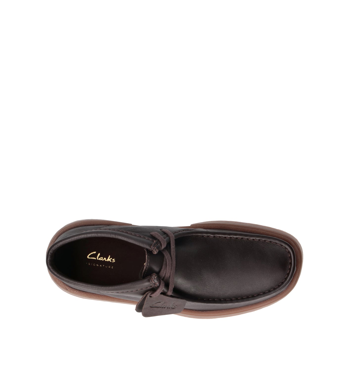 CLARKS CORE TORVIEW HI Polacco uomo marrone in pelle