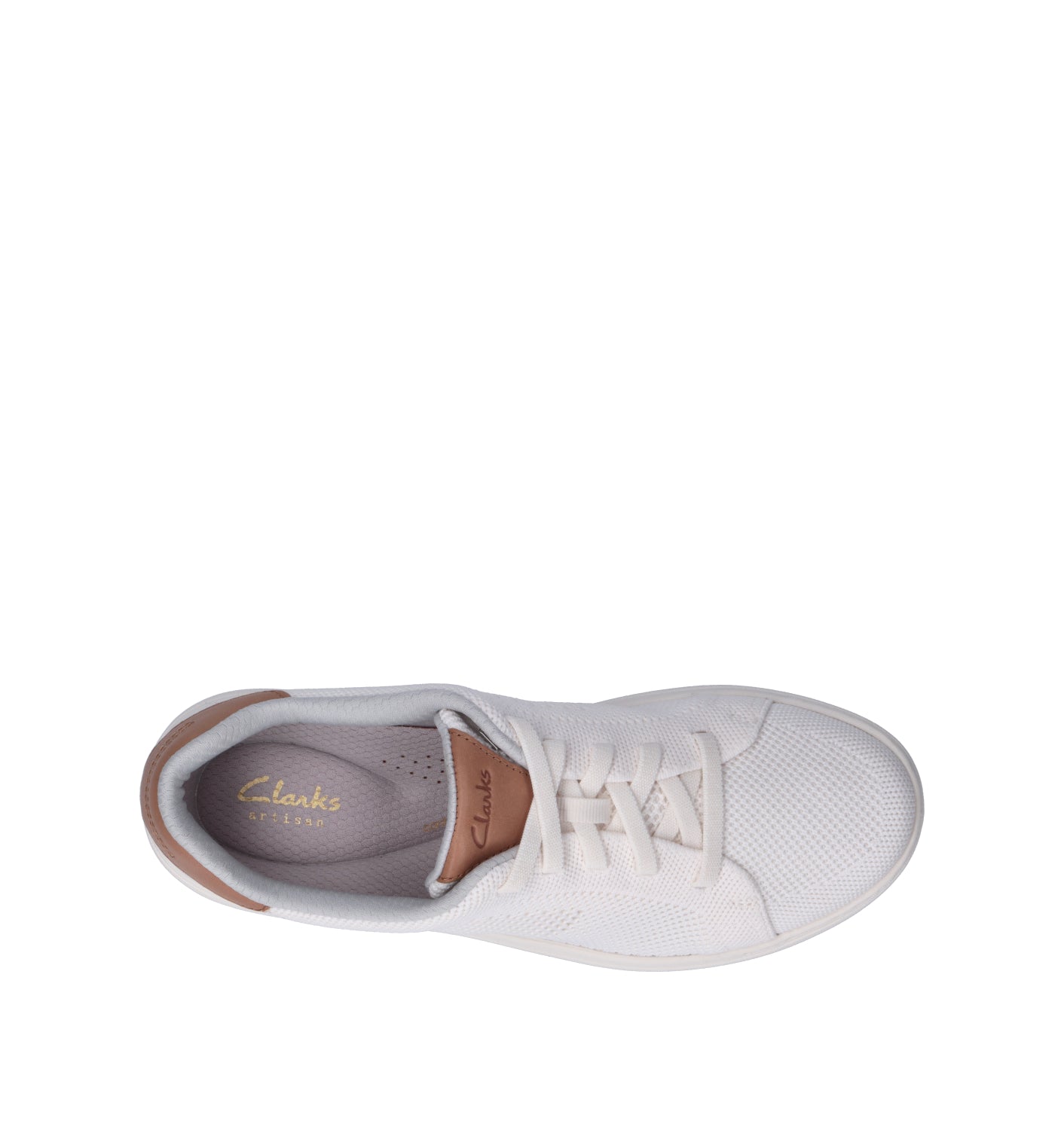 CLARKS CORE NALLE WALK Sneaker donna bianca