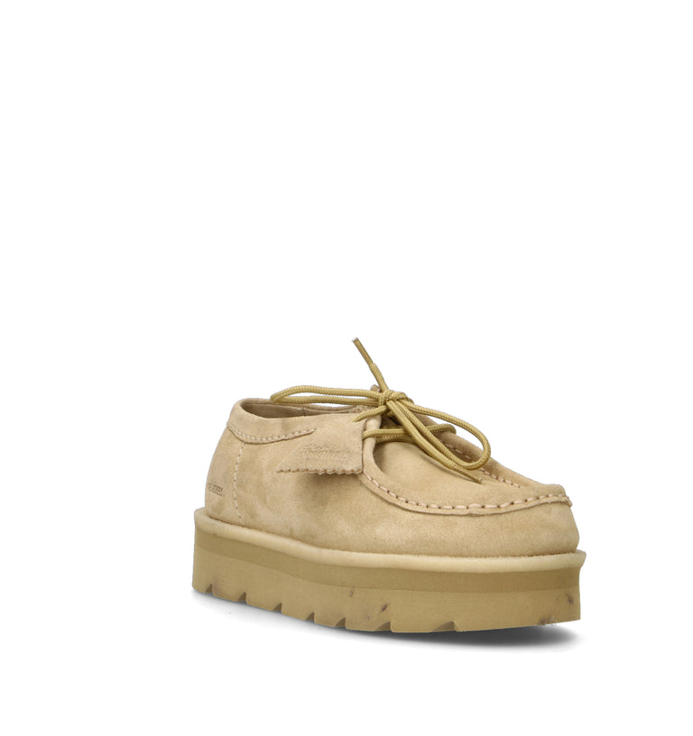 CLARKS ORIGINALS MEARE WALLA Mocassino donna beige in suede
