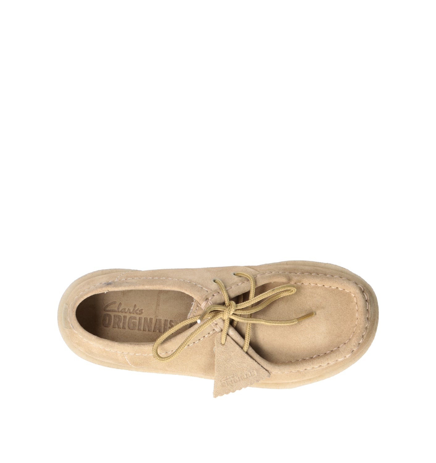 CLARKS ORIGINALS MEARE WALLA Mocassino donna beige in suede