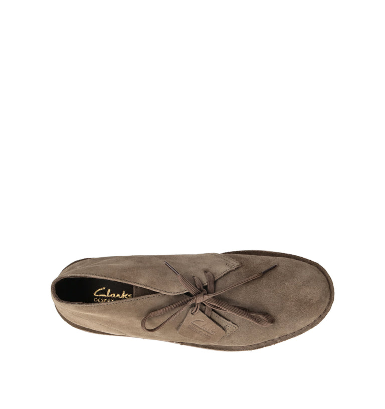 CLARKS EVO DESERT BOOT EVO Polacco uomo oliva in suede