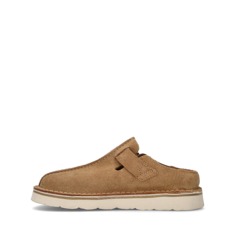 CLARKS CORE SOLSBURY MULE Sabot donna beige in suede