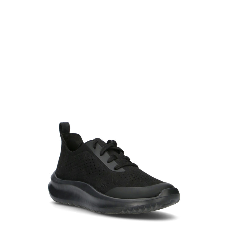 CLARKS ESSENTIALS SOLEVANA TIE Sneaker donna nera