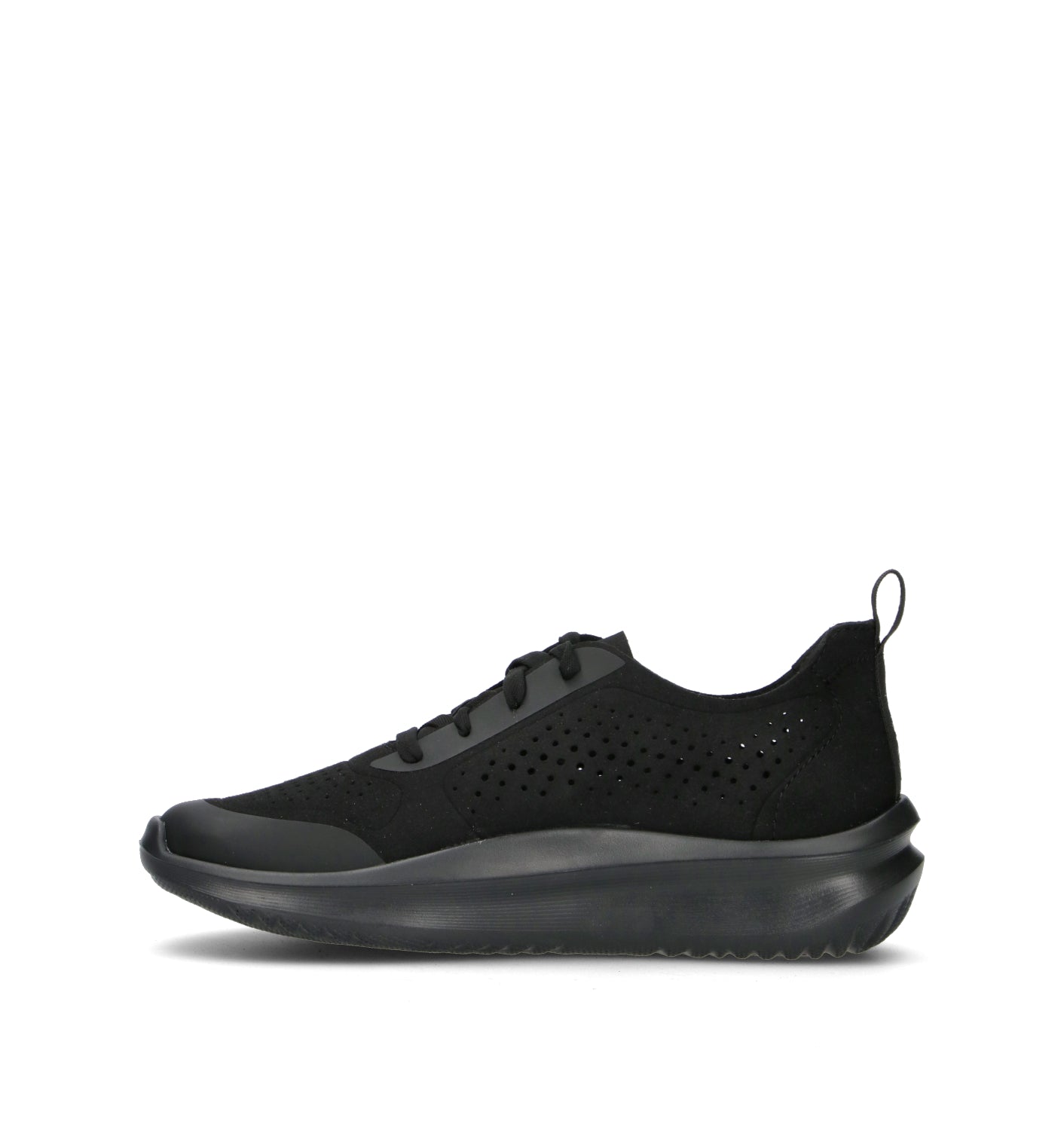 CLARKS ESSENTIALS SOLEVANA TIE Sneaker donna nera