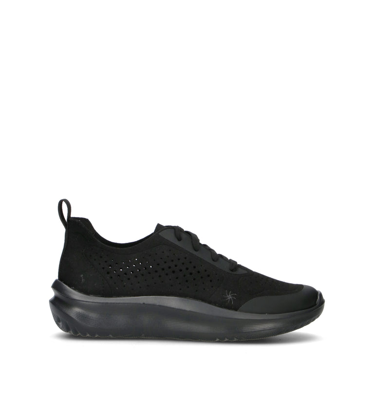 CLARKS ESSENTIALS SOLEVANA TIE Sneaker donna nera