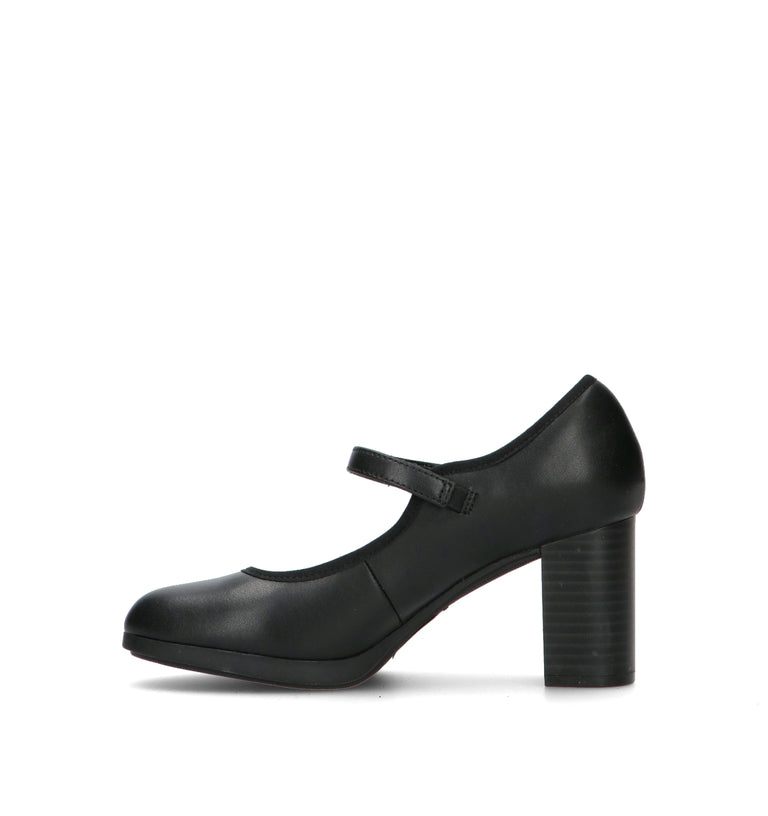 CLARKS ESSENTIALS Décolleté donna nera in pelle