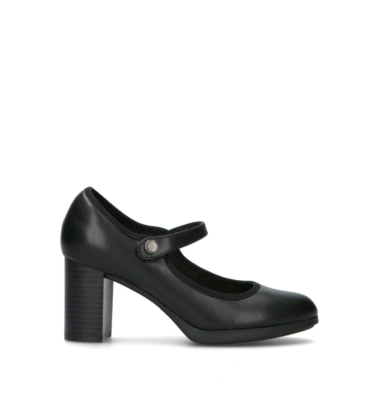 CLARKS ESSENTIALS Décolleté donna nera in pelle