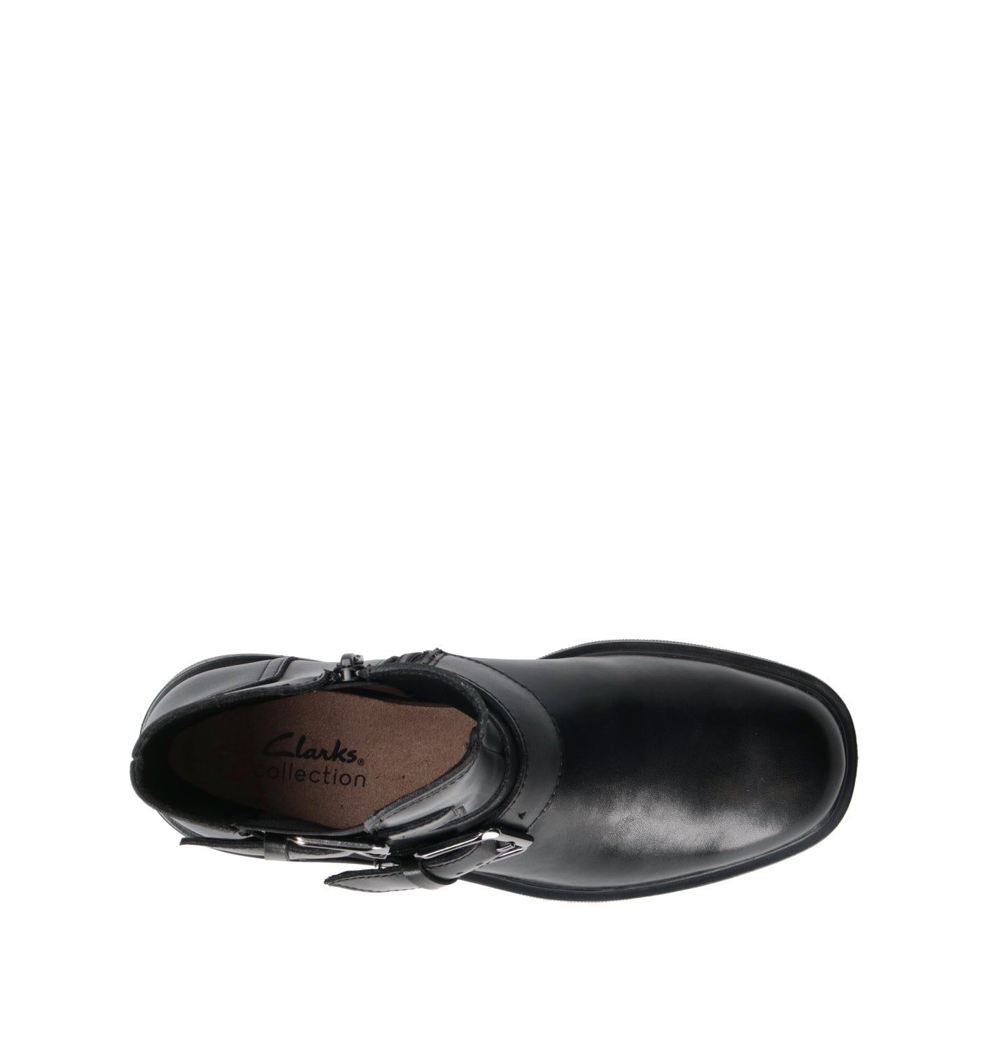 CLARKS ESSENTIALS LAURYL BAY Tronchetto donna nero in pelle
