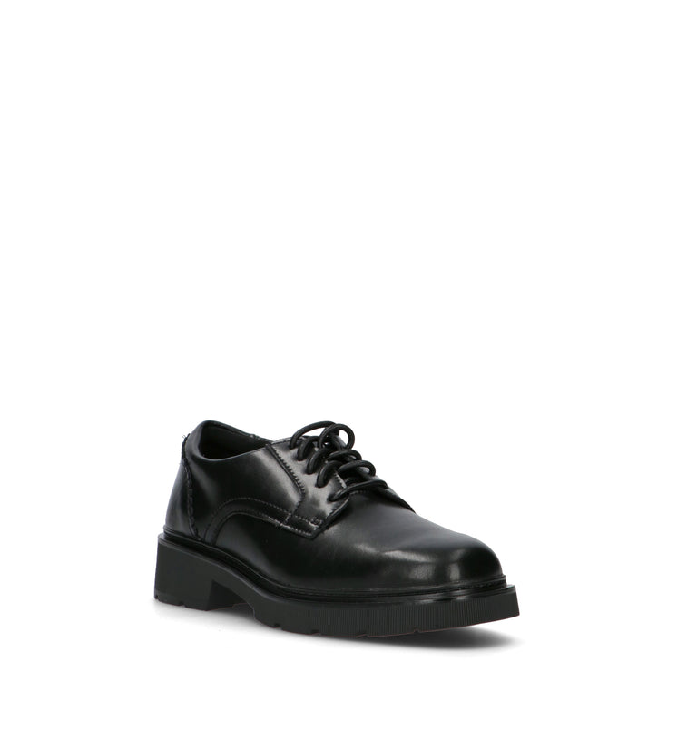 CLARKS ESSENTIALS LAURYL LACE Stringata donna nera in pelle