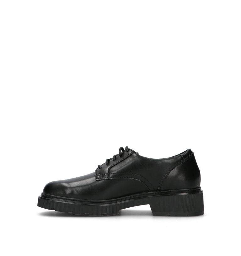 CLARKS ESSENTIALS LAURYL LACE Stringata donna nera in pelle