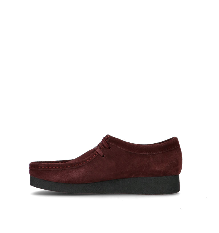 CLARKS EVO WALLABEEEVOSh Mocassino donna bordeaux in suede