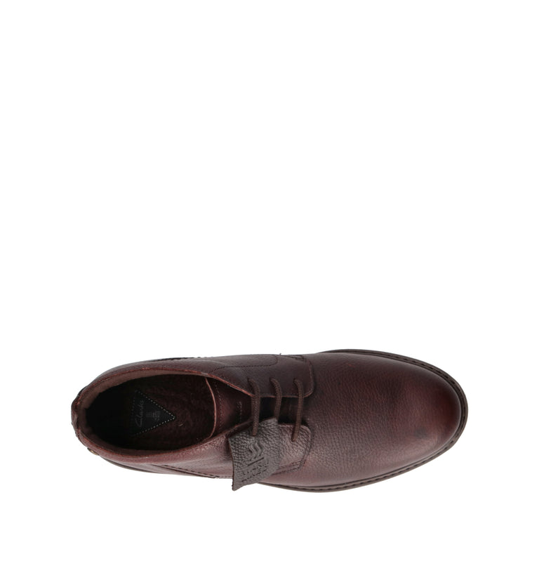CLARKS CORE NEWFORD MID WP Polacco uomo marrone in pelle