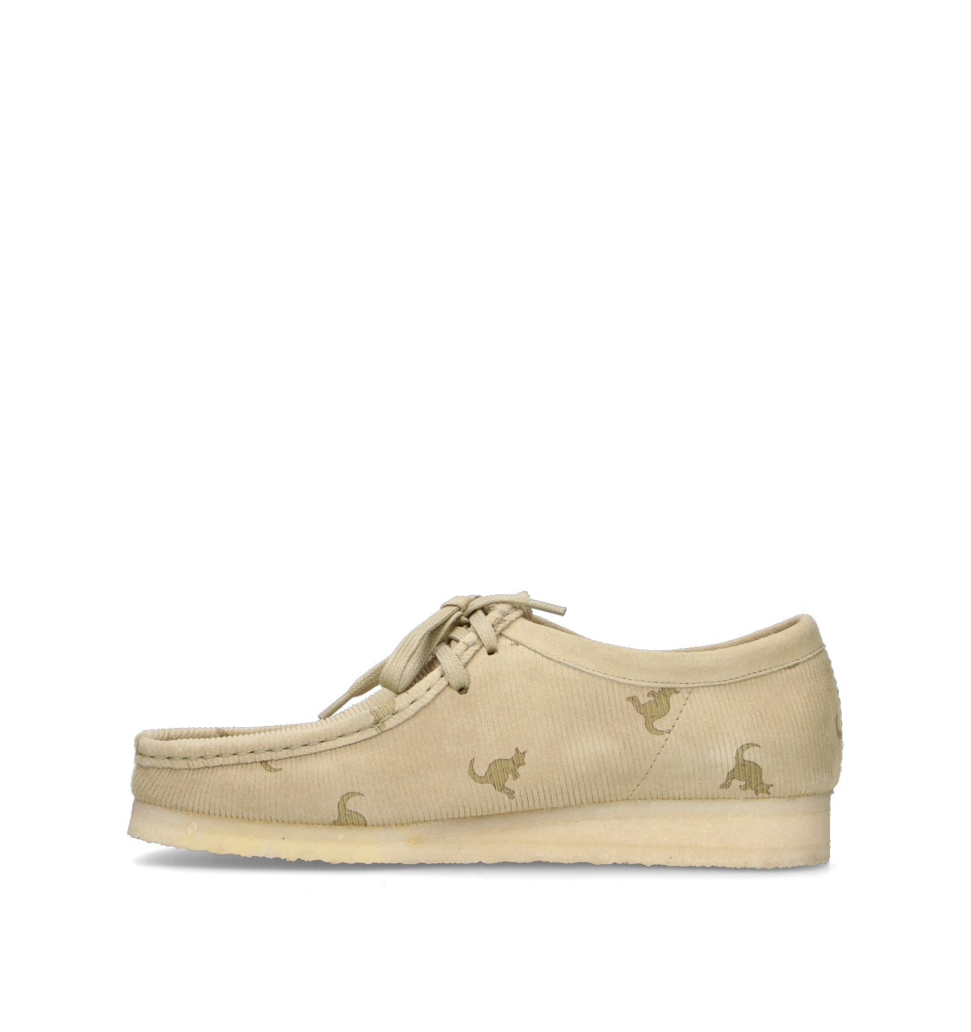 CLARKS ESSENTIALS WALLABEE Mocassino uomo beige in suede