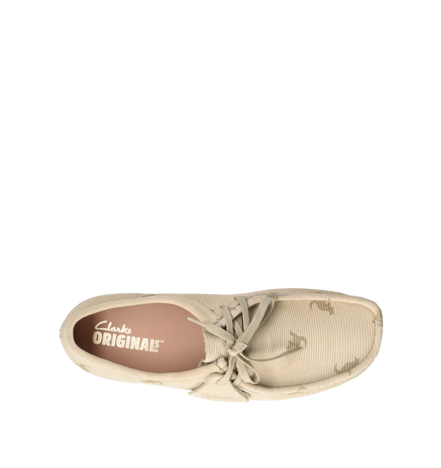 CLARKS ESSENTIALS WALLABEE Mocassino uomo beige in suede