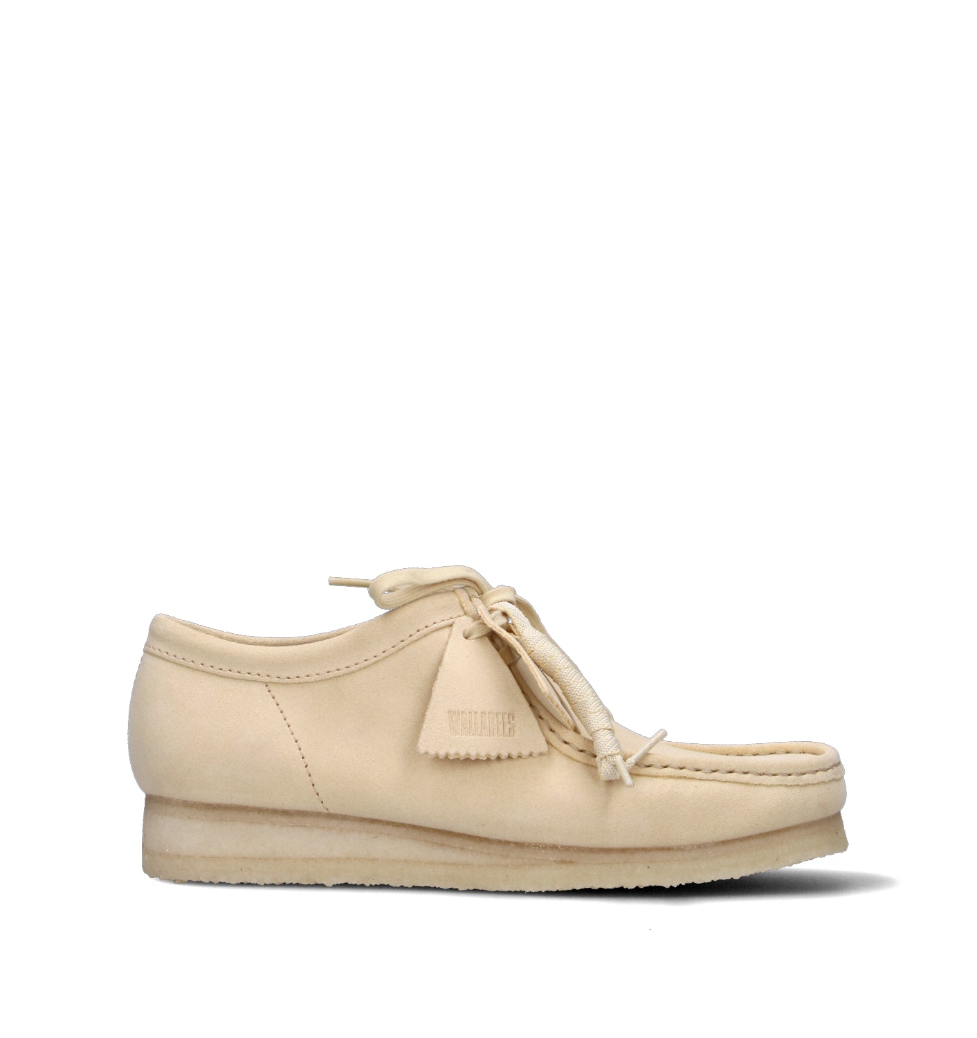 CLARKS ESSENTIALS WALLABEE Mocassino uomo paglierino in suede