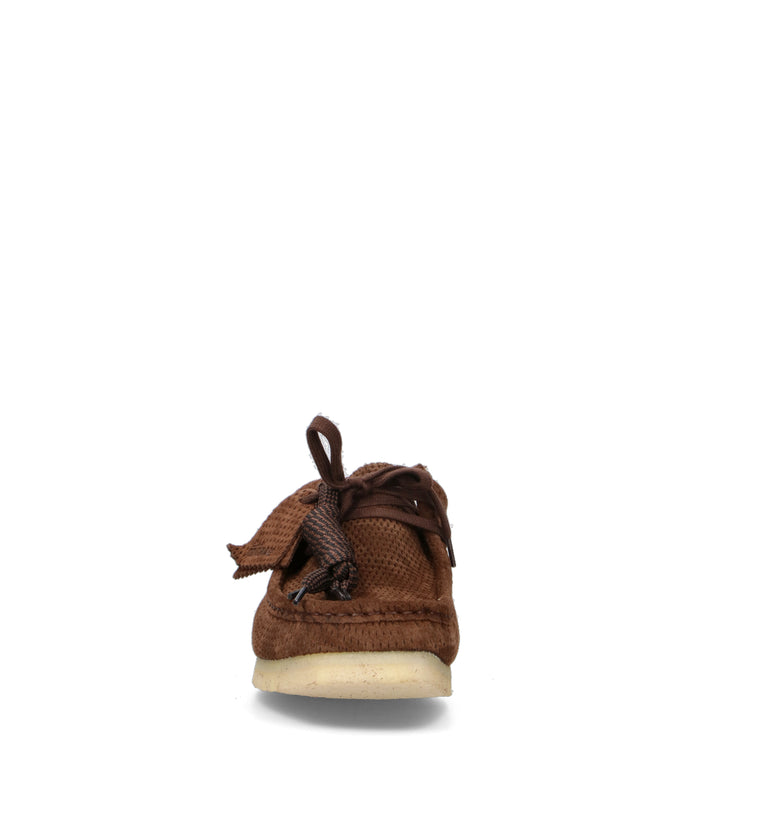 CLARKS ORIGINALS WALLABEE Mocassino uomo marrone in suede
