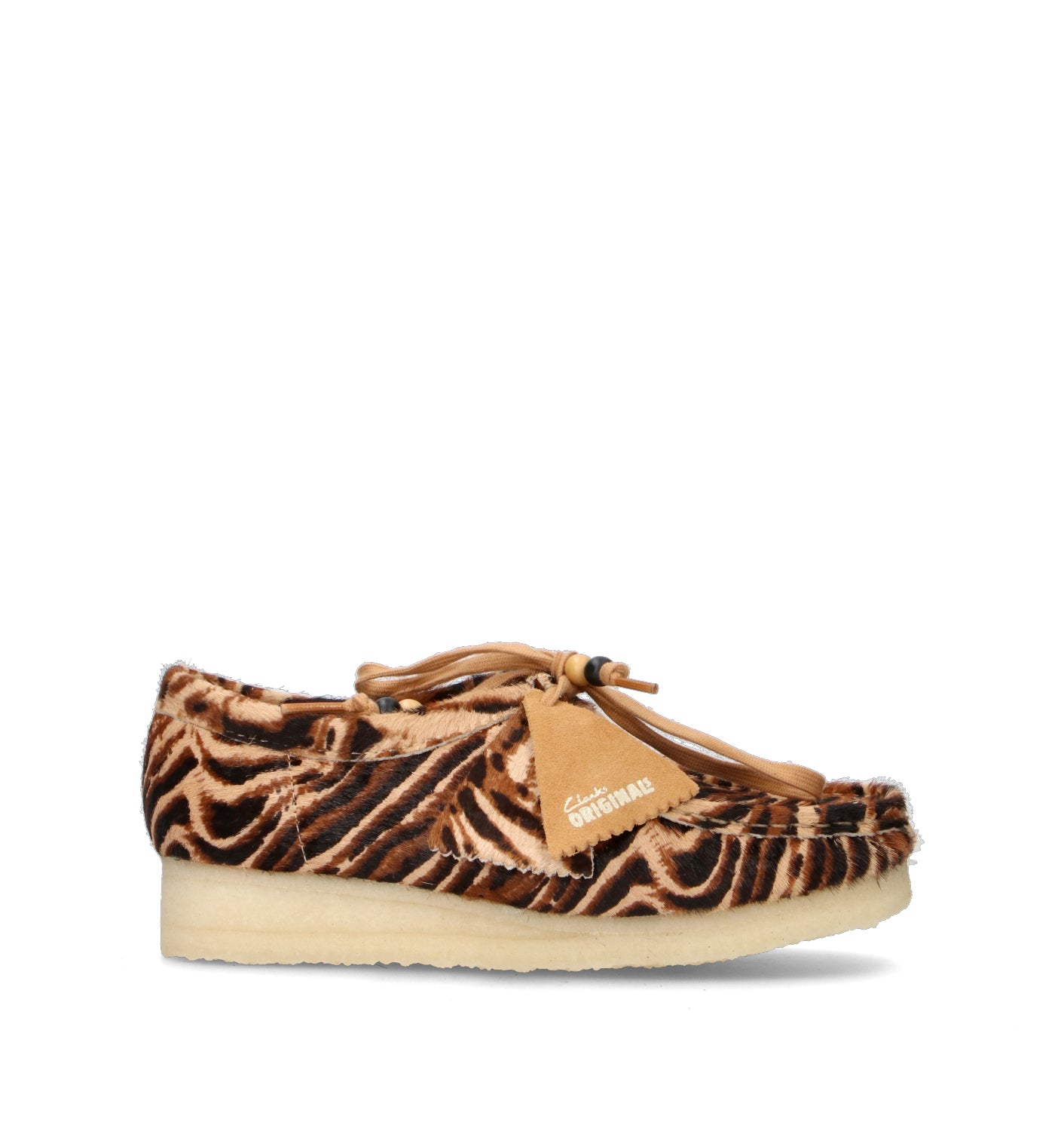 CLARKS ORIGINALS WALLABEE Mocassino donna marrone in cavallino