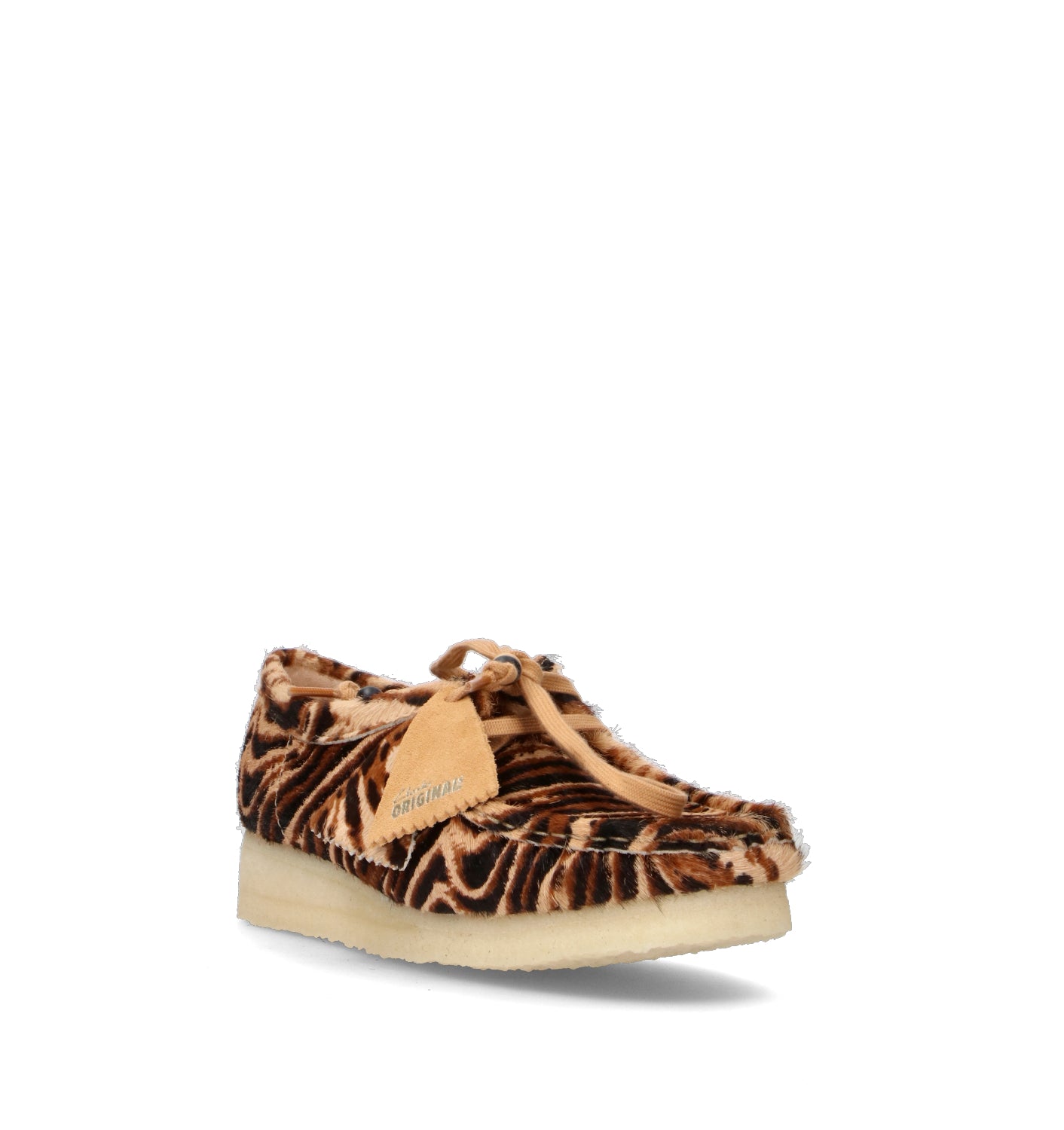 CLARKS ORIGINALS WALLABEE Mocassino donna marrone in cavallino
