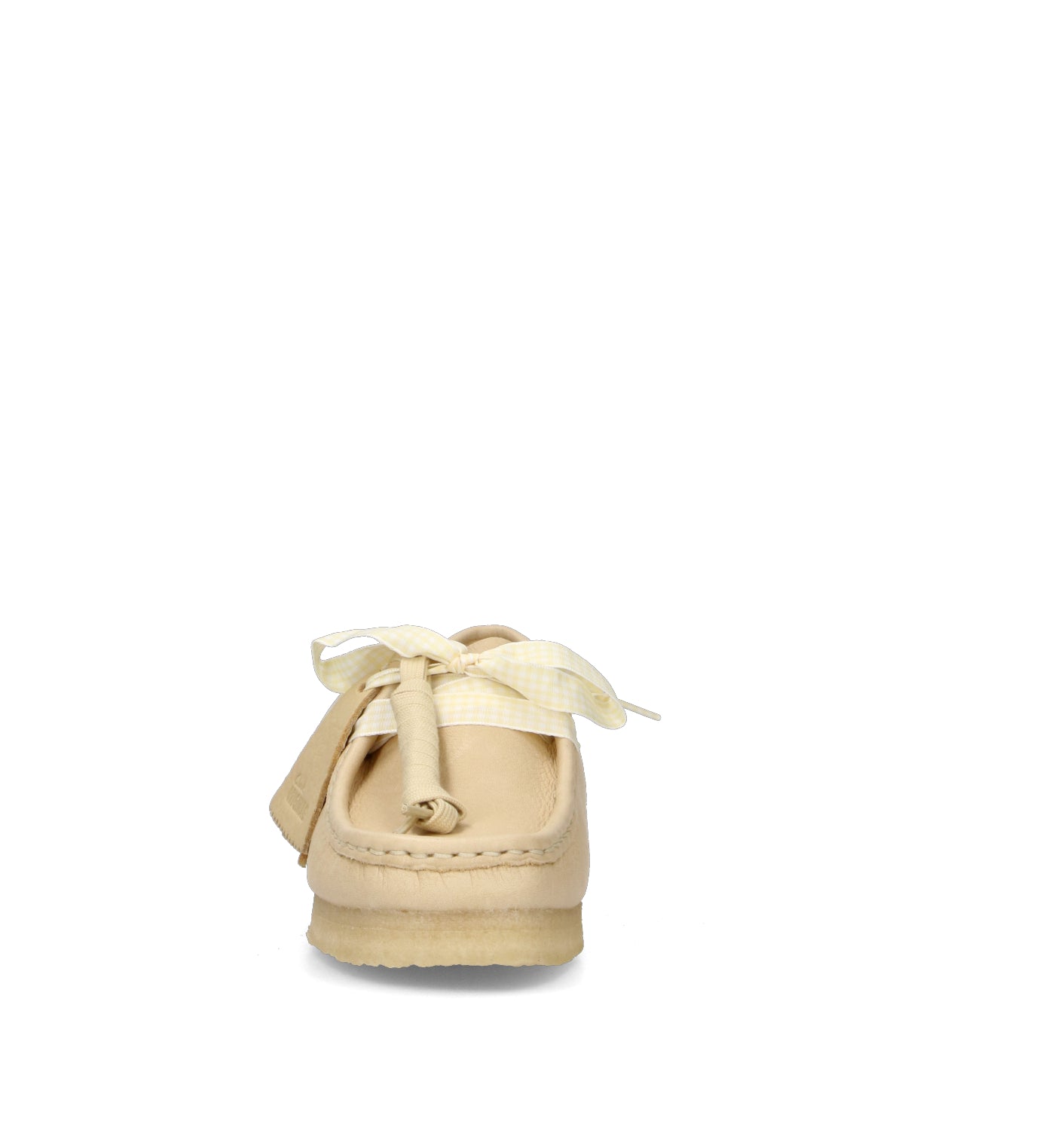 CLARKS ORIGINALS WALLABEE Mocassino donna paglierino in pelle