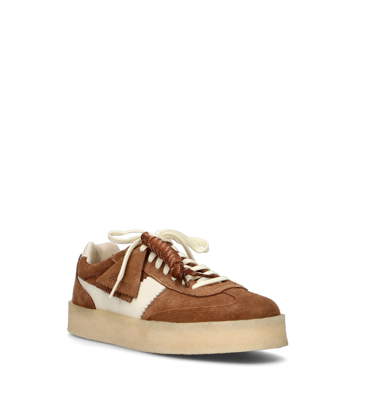 CLARKS ORIGINALS TOR 80 Sneaker uomo marrone in suede