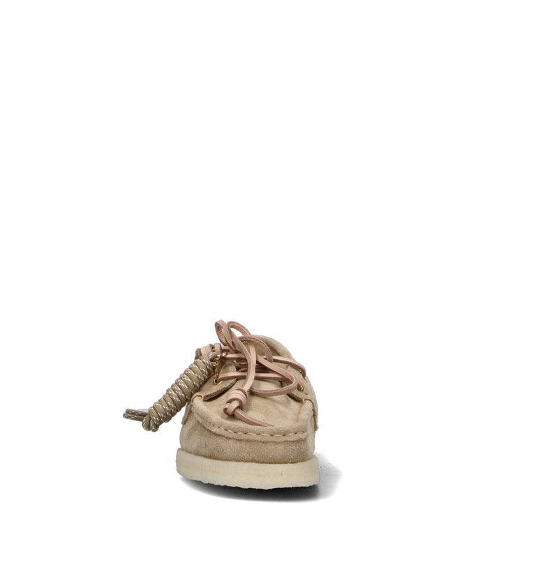CLARKS ORIGINALS GODNEY BOAT Scarpa barca donna beige in suede