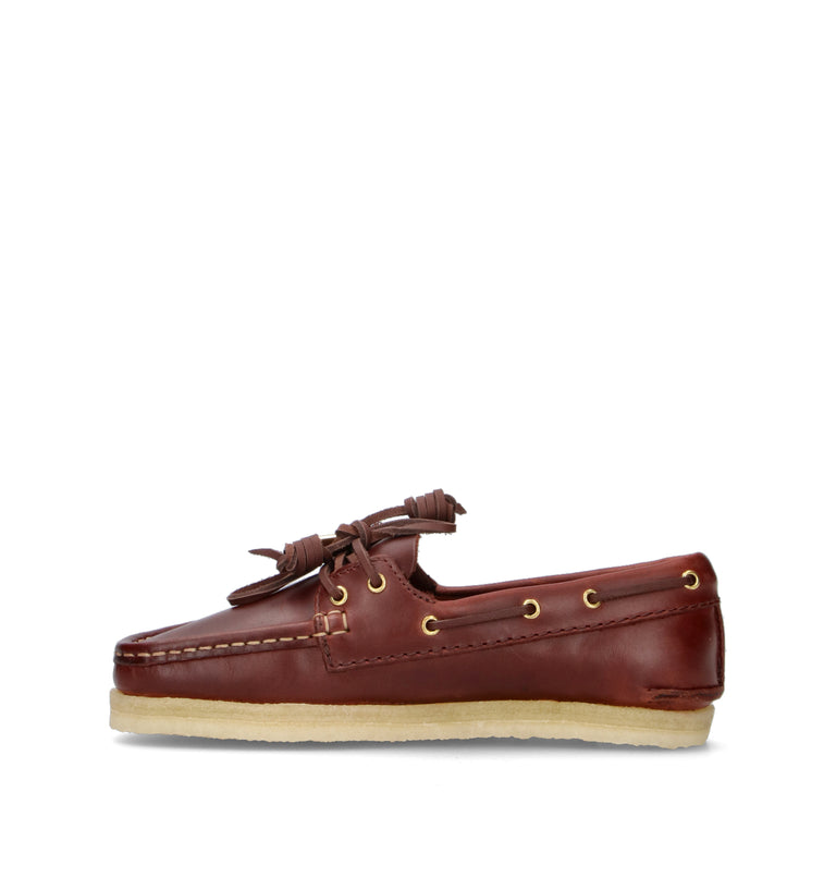 CLARKS ORIGINALS GODNEY BOAT Scarpa barca donna marrone in pelle