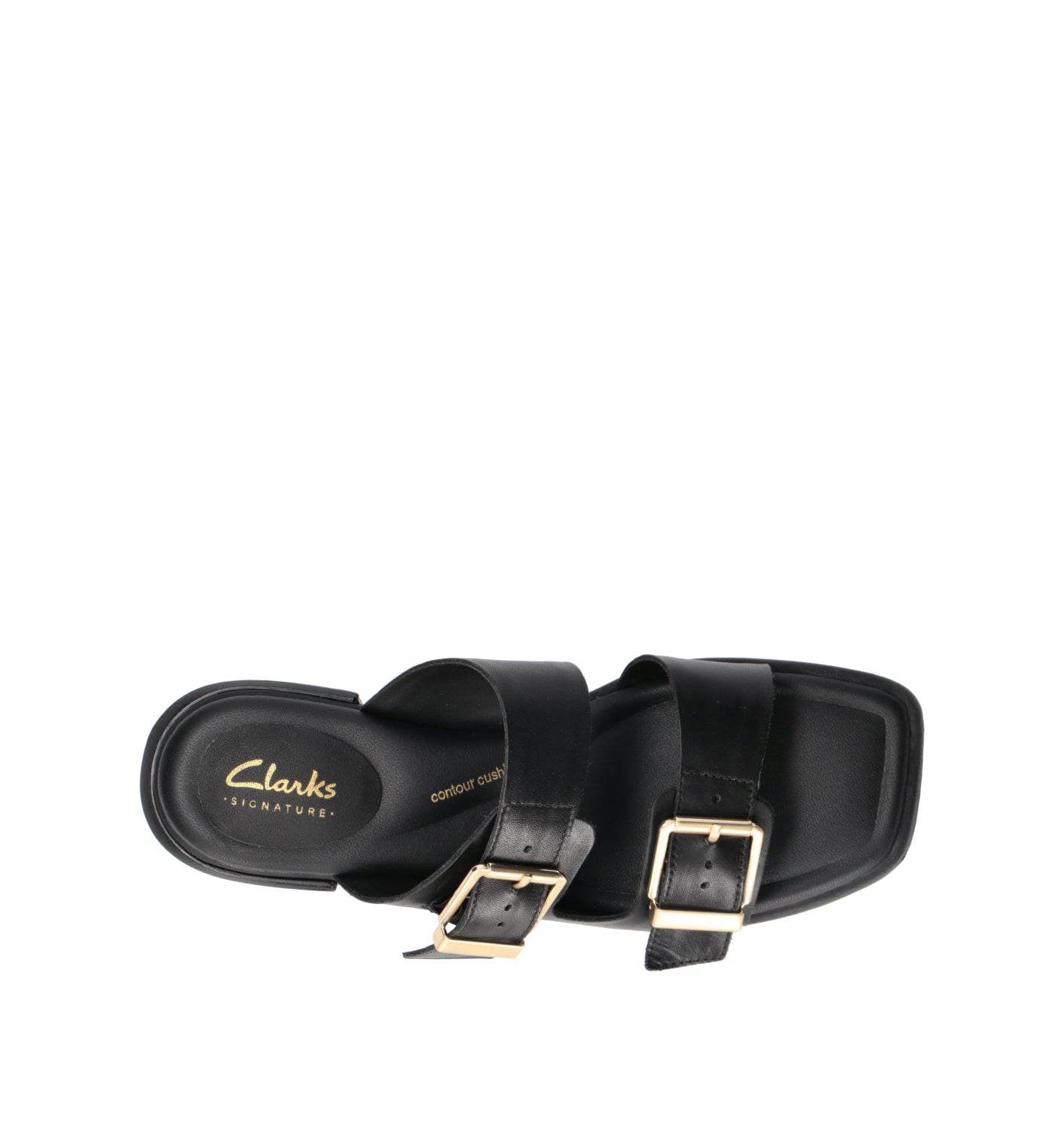 CLARKS CORE ARIANY BAY Ciabatta donna nera in pelle