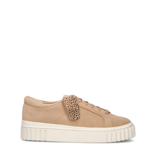 CLARKS CORE MAYHILL WALK Sneaker donna beige in suede