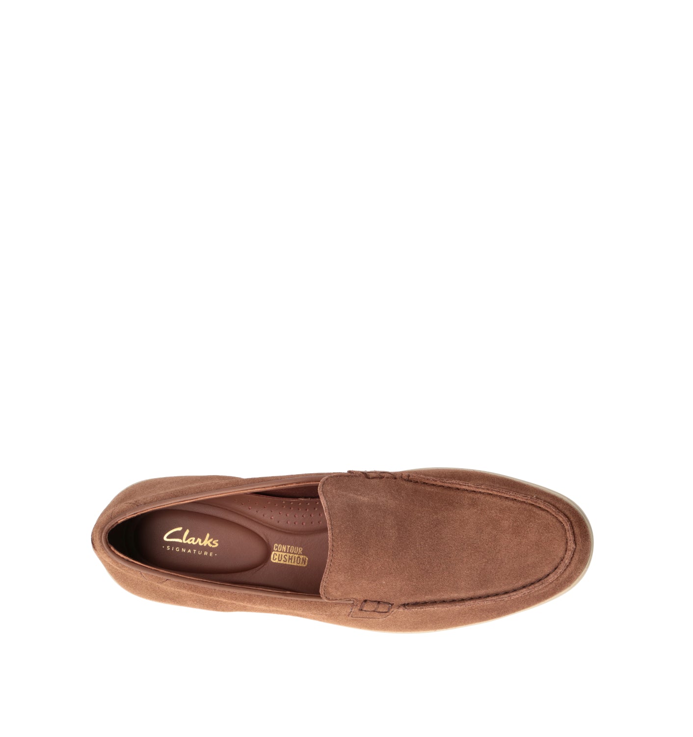 CLARKS CORE TORFORD EASY Mocassino uomo marrone in suede