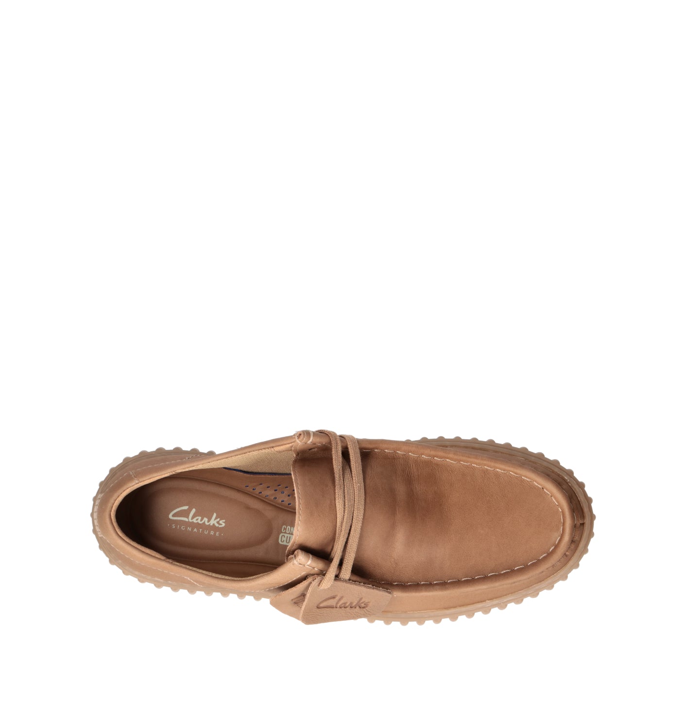 CLARKS CORE TORHILL LO Mocassino uomo beige in pelle