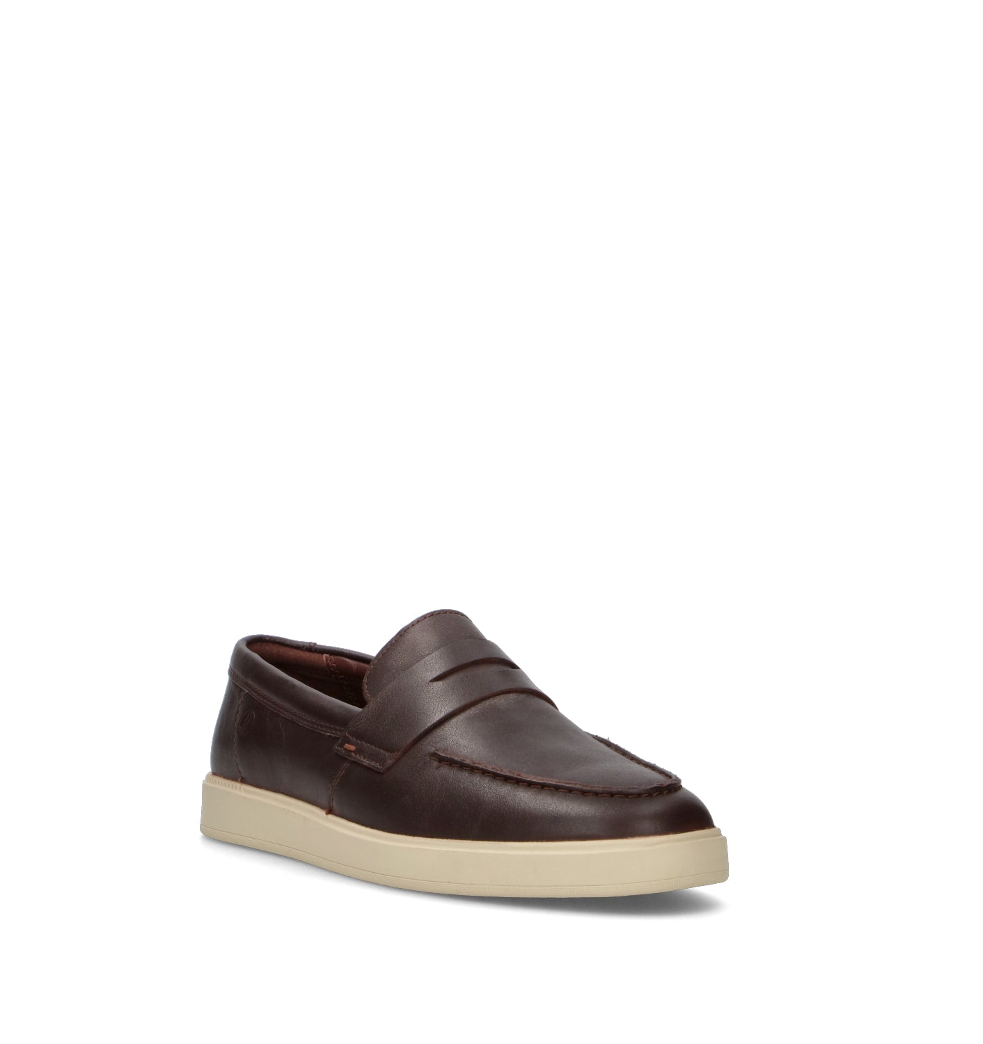 CLARKS CORE LOCKFORD EASY Mocassino uomo marrone in pelle