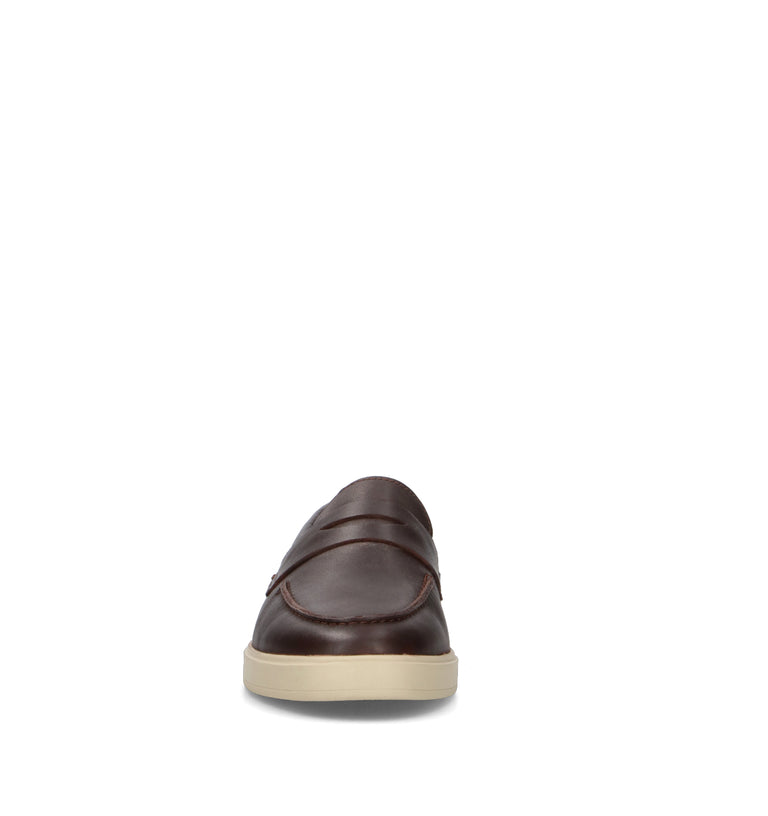 CLARKS CORE LOCKFORD EASY Mocassino uomo marrone in pelle