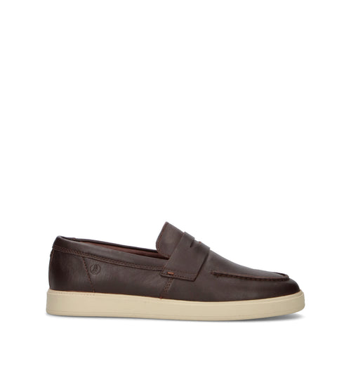 CLARKS CORE LOCKFORD EASY Mocassino uomo marrone in pelle