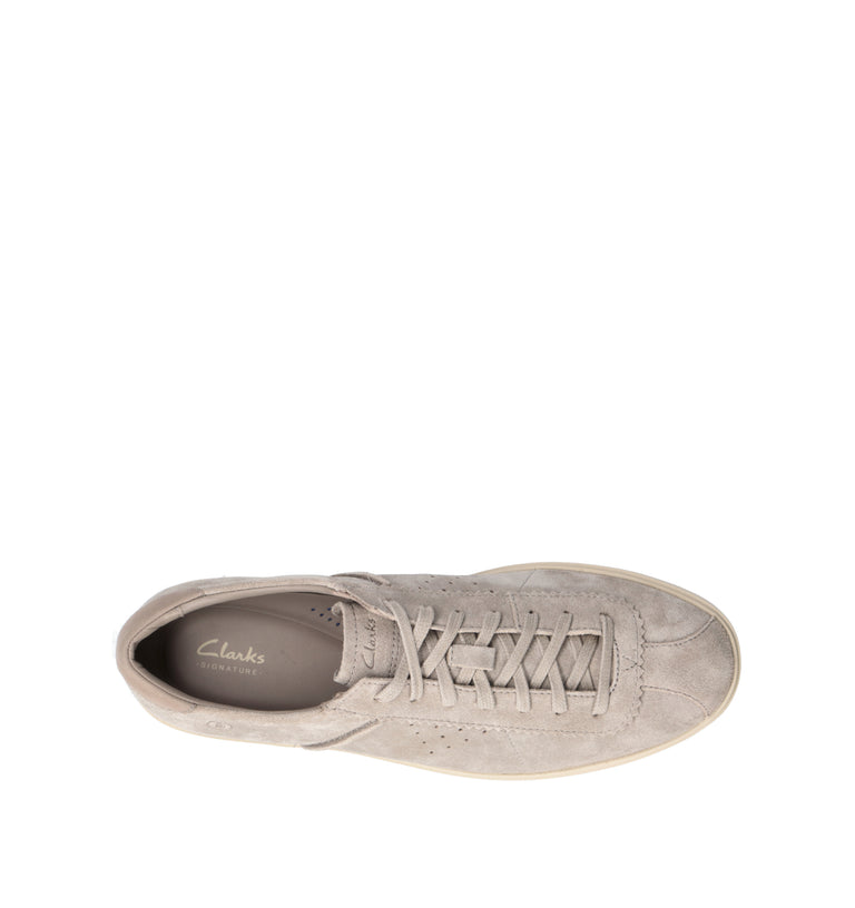 CLARKS CORE LOCKFORD LACE Sneaker uomo grigia in suede