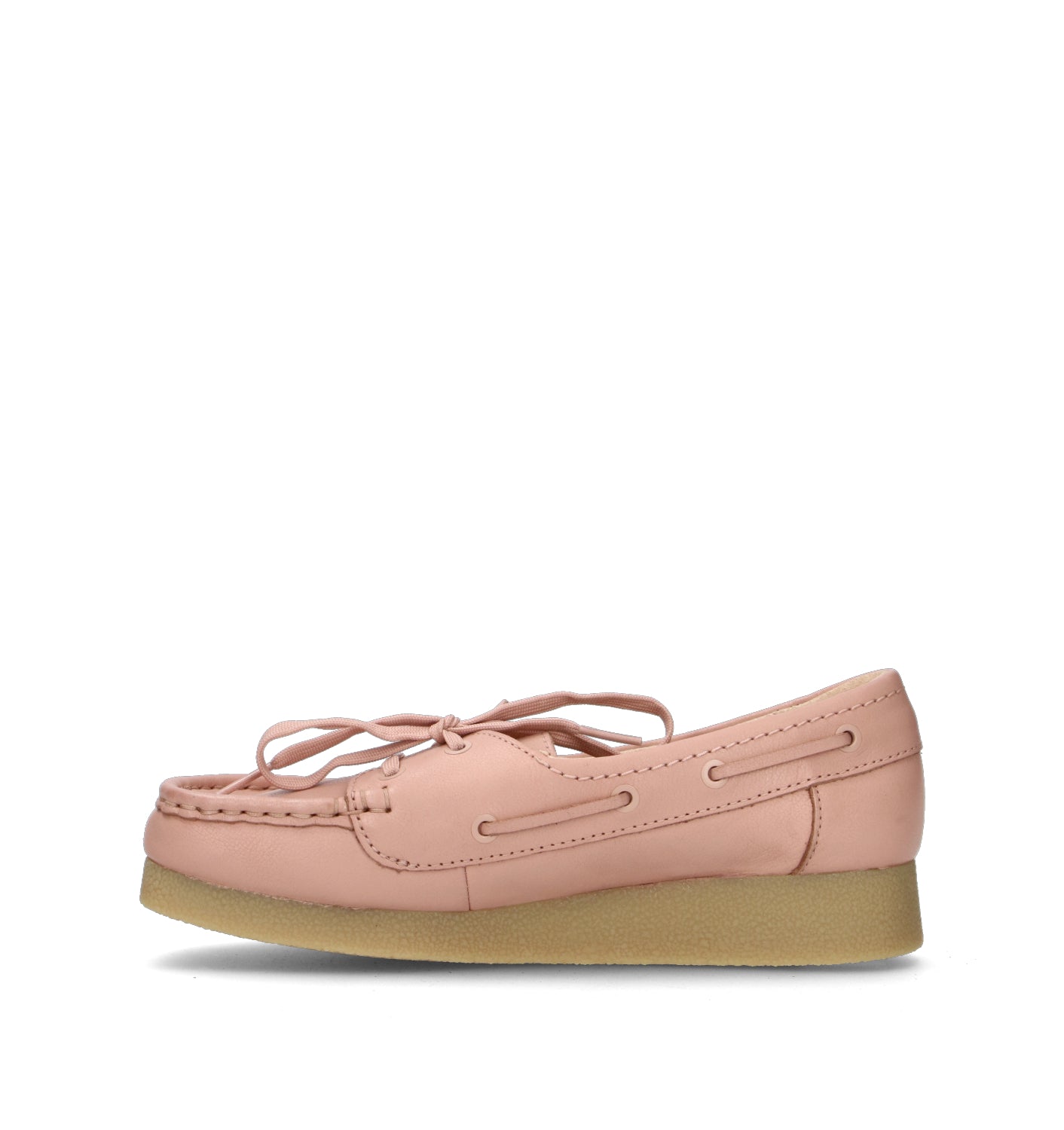 CLARKS EVO WALLABEE EVOSEA Scarpa barca donna rosa in pelle