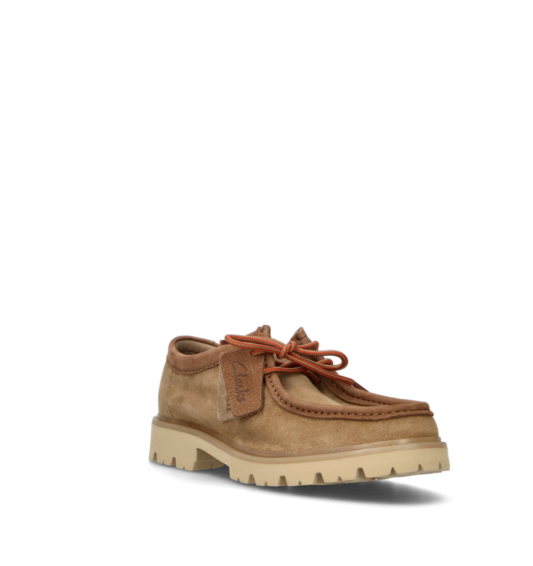 CLARKS CORE CLEYHILL SEAM Mocassino uomo beige in suede