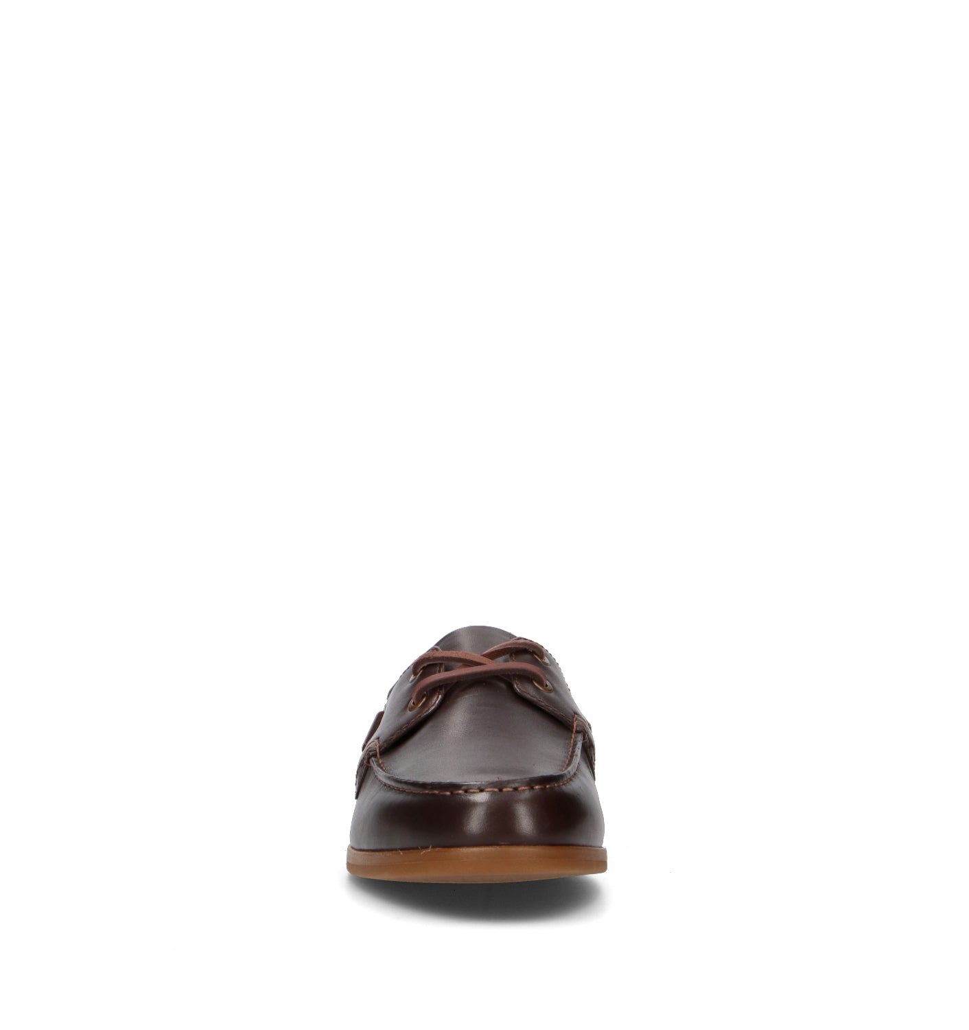 CLARKS CORE CHARMOUTH LACE Scarpa barca uomo marrone in pelle