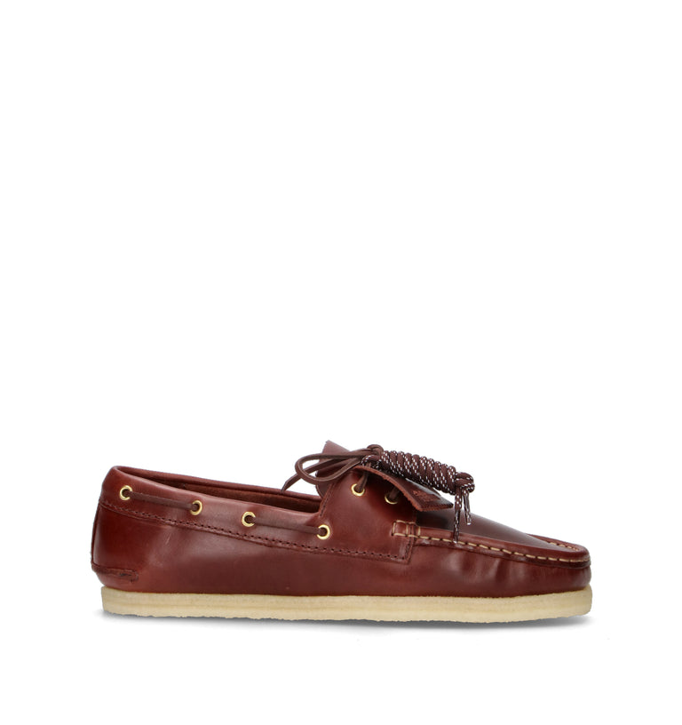 CLARKS ORIGINALS GODNEY BOAT Scarpa barca uomo marrone in pelle