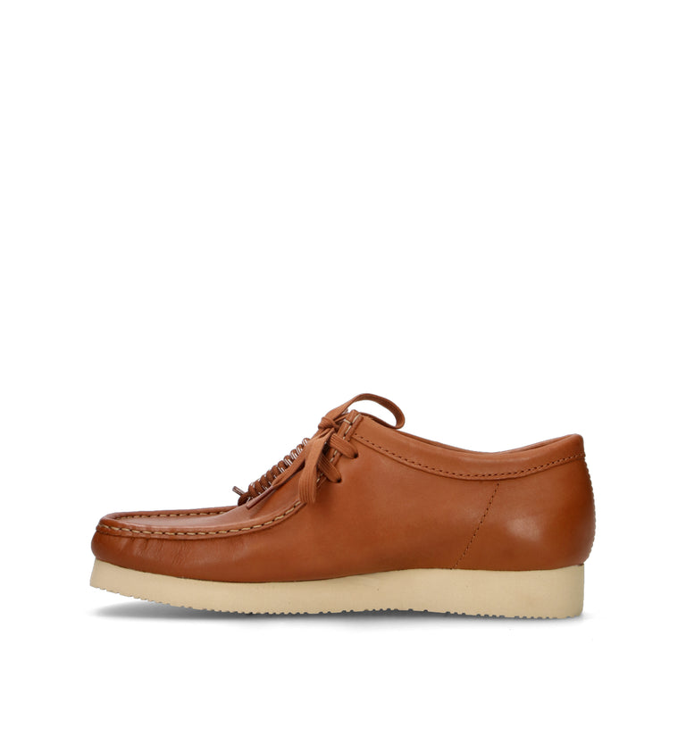 CLARKS ORIGINALS WALLABEE 2604 Mocassino uomo marrone in pelle