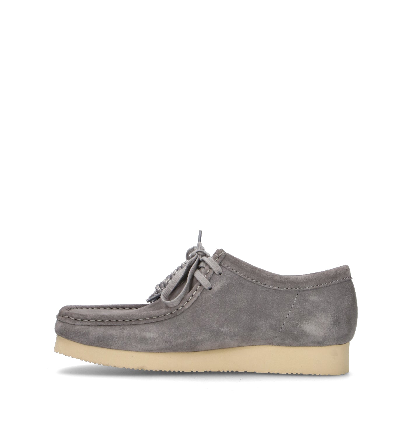 CLARKS ORIGINALS WALLABEE 2604 Mocassino uomo grigia in suede